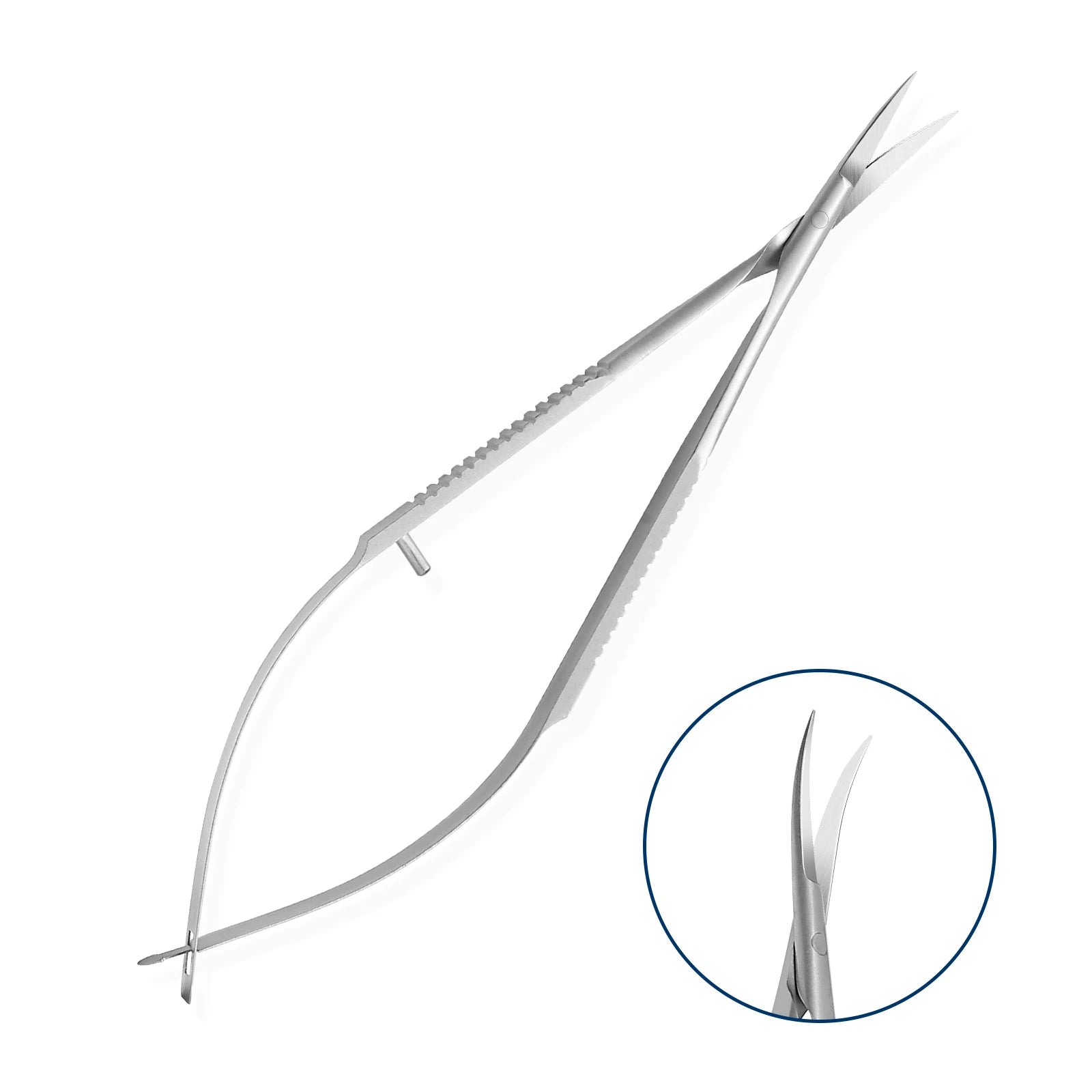 Russian Manicure Scissors Curved Tip Scissors Professional Stainless Steel Nail Dead Skin Remover Nail Clipper Salon Nail Tools