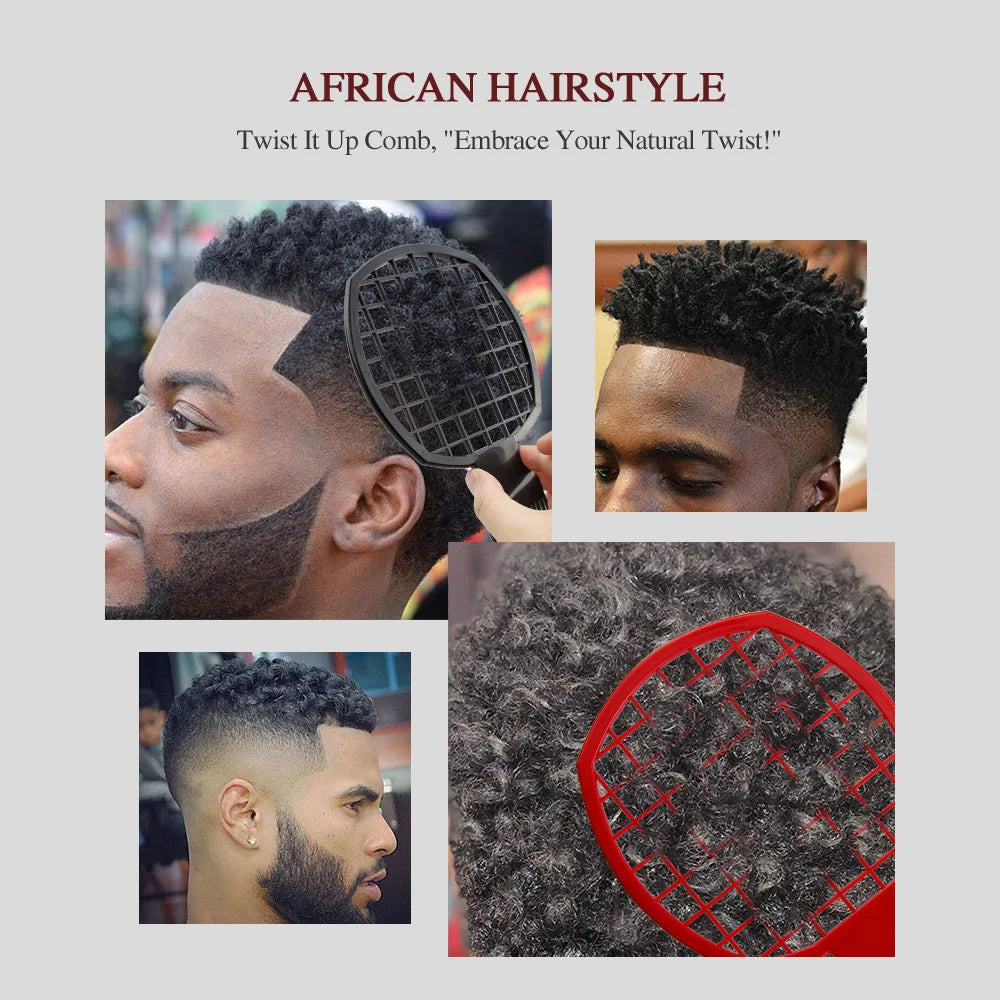 Natural Hair Styling Tool - Twist Wave Hair Tool, Abs Handle, for Afro Twist and Curl, Natural Hair Styling, Hair Styling | Comb in the Form of a Sponge | Durable Hair Styling Tools, Hair Styling Tools