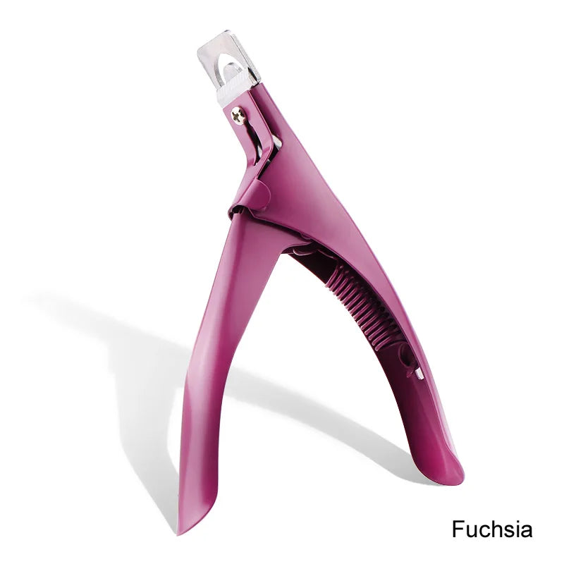 False Acrylic Tips Clipper Manicure Clamp Clippers Special Type U Word Cut False Manicure Tools Cut Clipper Nail Manicure Tools