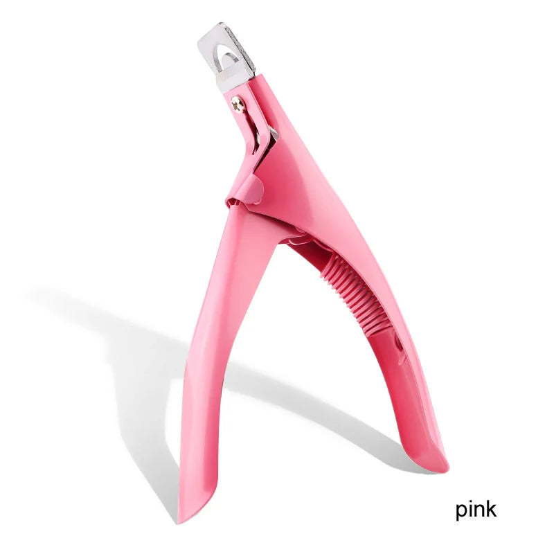 False Acrylic Tips Clipper Manicure Clamp Clippers Special Type U Word Cut False Manicure Tools Cut Clipper Nail Manicure Tools