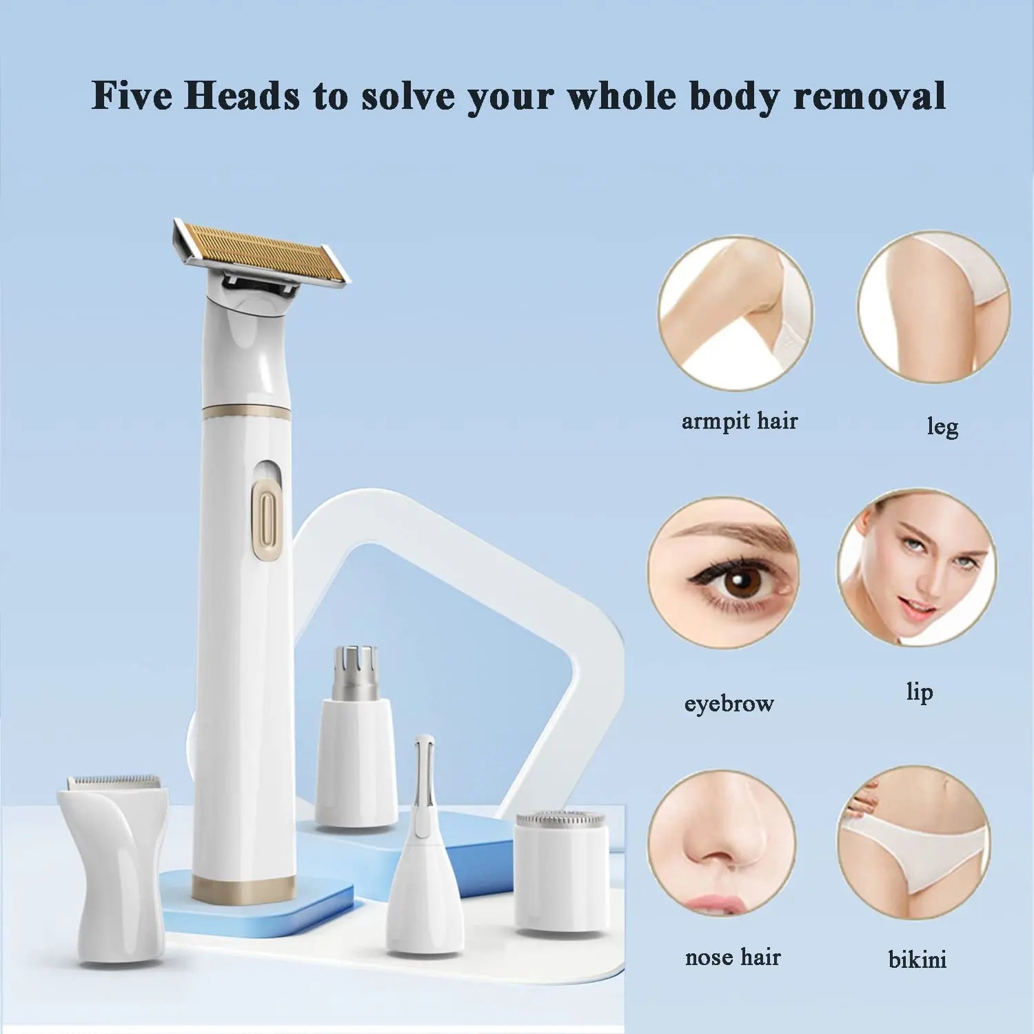 Pubic Hair Removal Intimate Areas Places Part Haircut Rasor Clipper Trimmer for The Groin Epilator Safety Razor Man Lady Shaving