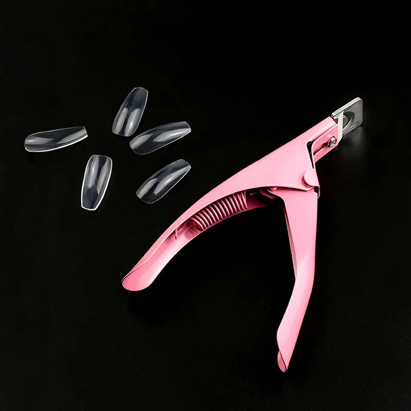 False Acrylic Tips Clipper Manicure Clamp Clippers Special Type U Word Cut False Manicure Tools Cut Clipper Nail Manicure Tools
