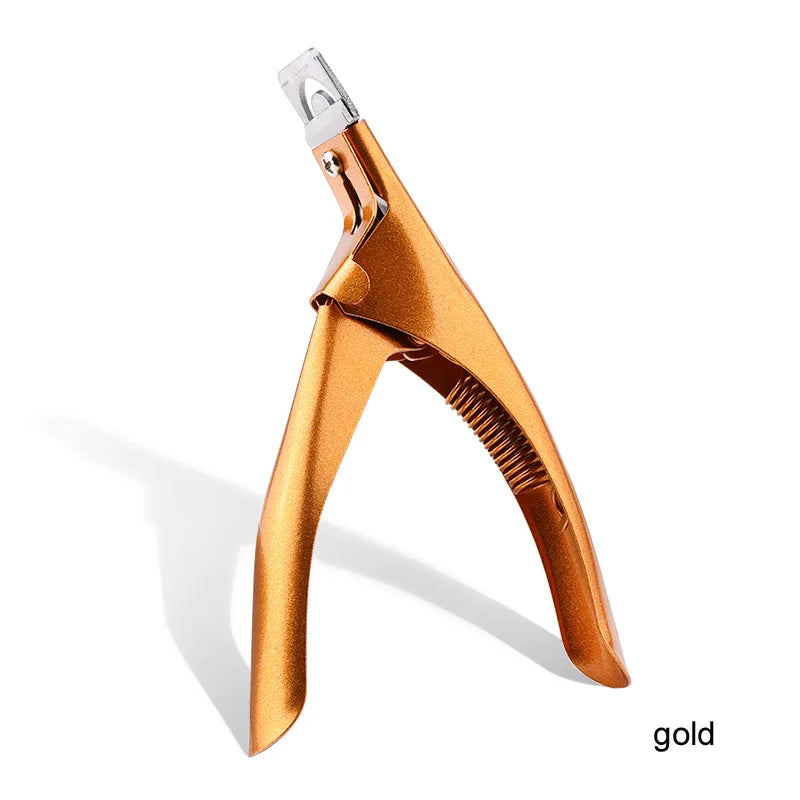 False Acrylic Tips Clipper Manicure Clamp Clippers Special Type U Word Cut False Manicure Tools Cut Clipper Nail Manicure Tools