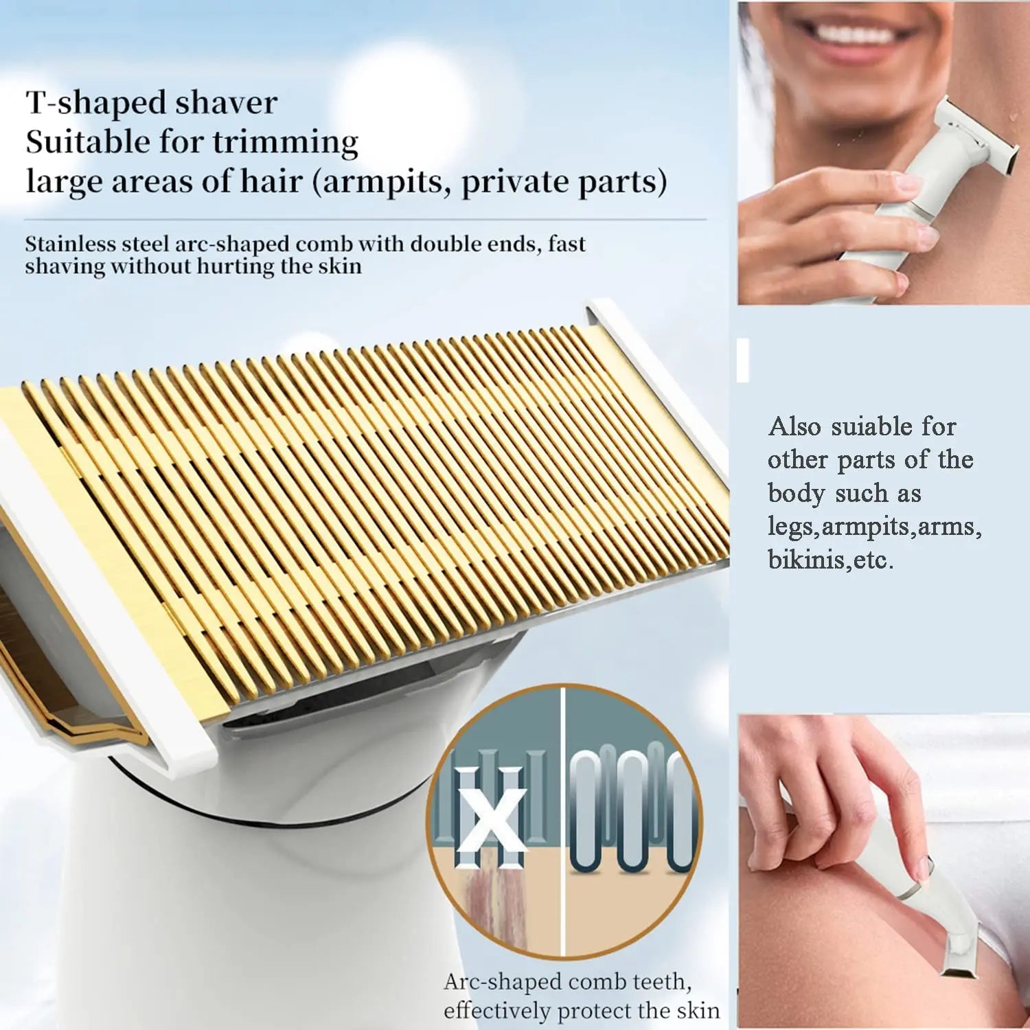 Pubic Hair Removal Intimate Areas Places Part Haircut Rasor Clipper Trimmer for The Groin Epilator Safety Razor Man Lady Shaving