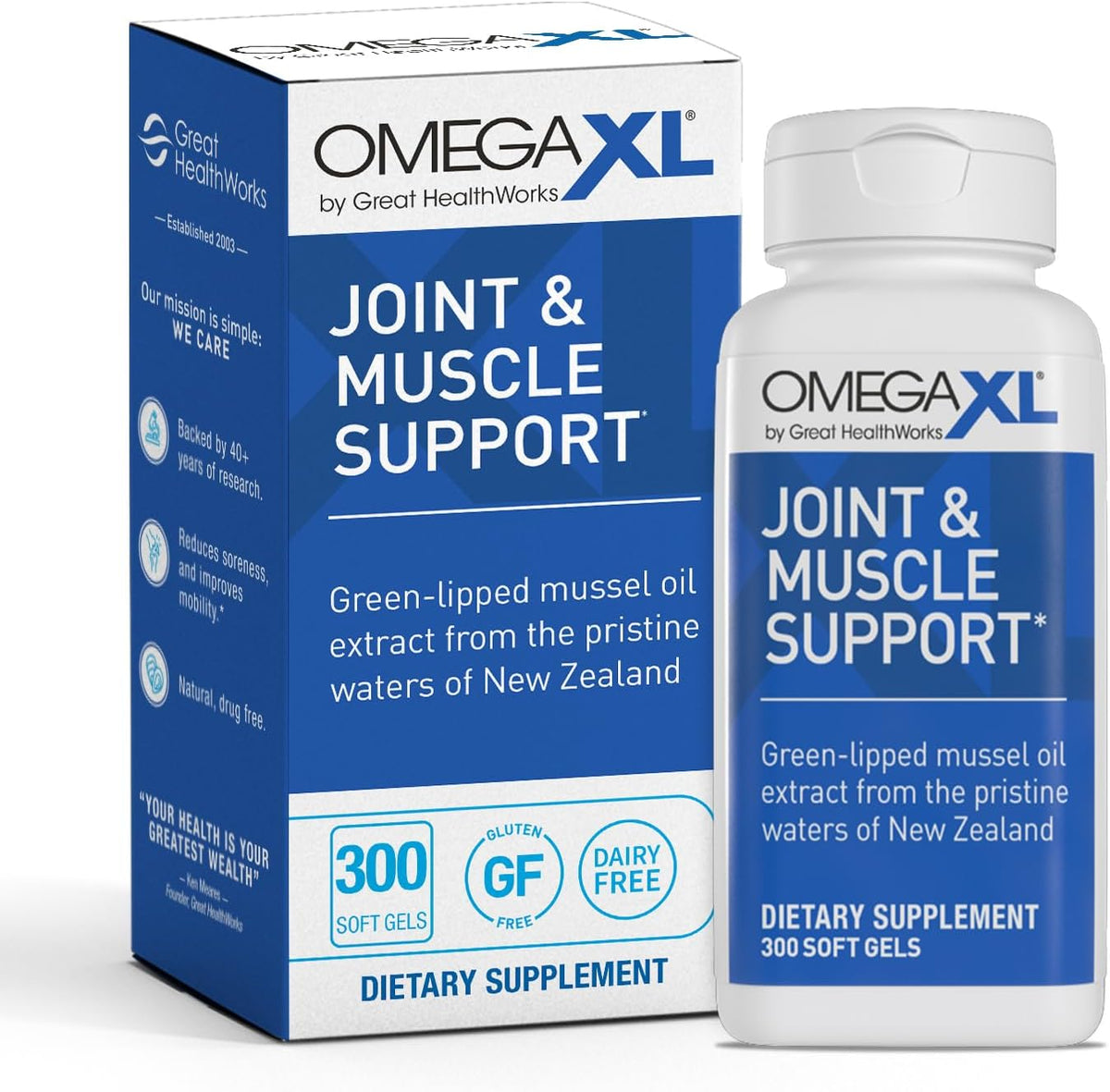 OXL 300 Capsules - Green Lipped Mussel New Zealand O3
