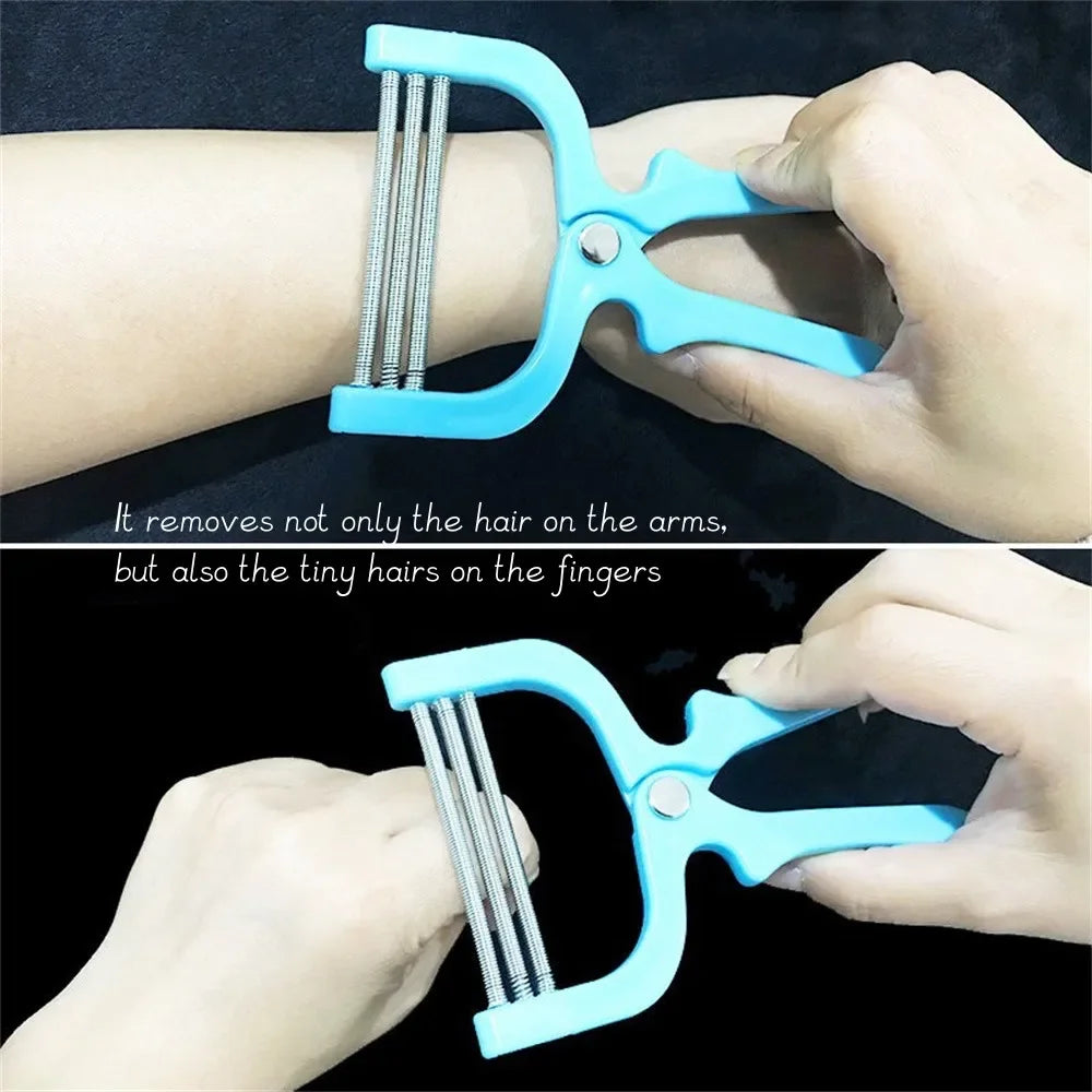 Facial Care Hair Remover Safe Handheld Spring Roller Female Hair Mustache Hair Removal Beauty Cleaning Reusable Depilation Tool