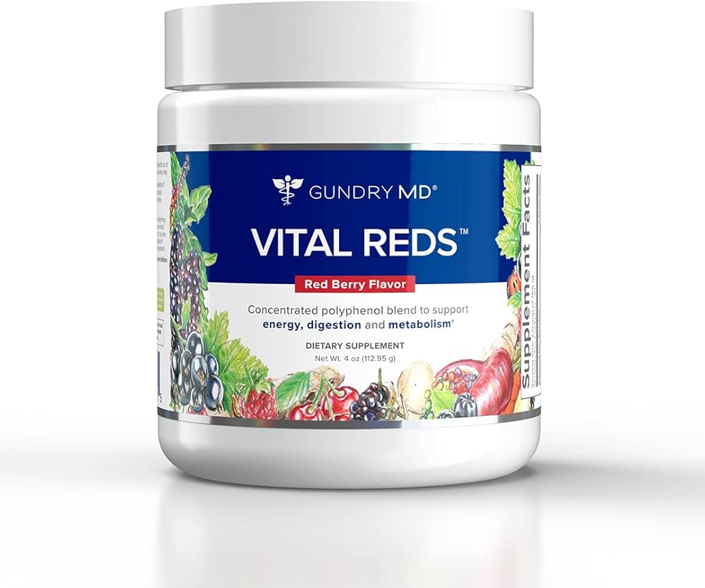 Vital Reds By Gundry MD - Polyphenols. Support Metabolism , Digestion.