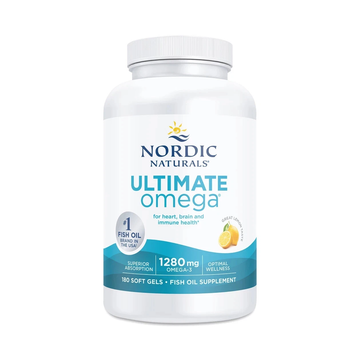 Nordic Naturals Ultimate OLemon 1280mg 180 Soft Gels Fish Oil
