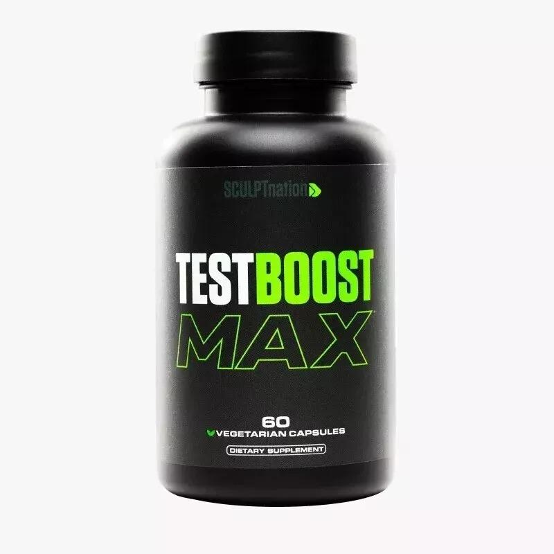 TEST BOOST Max Sculptnation 2.0 Testosterone Build Muscle Men Fat weight Loss 60 capsules