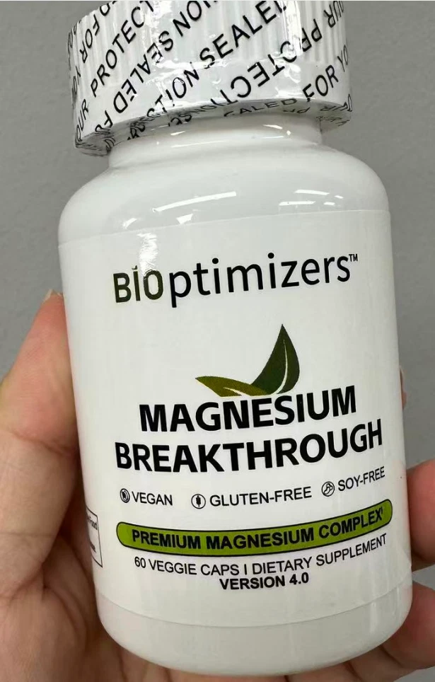 BiOptimizers Magnesium Breakthrough Supplement 4.0 - 60 Capsules