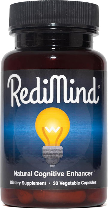 Redimind Natural Cognitive Enhancement Supplement 30 Capsule Plastic