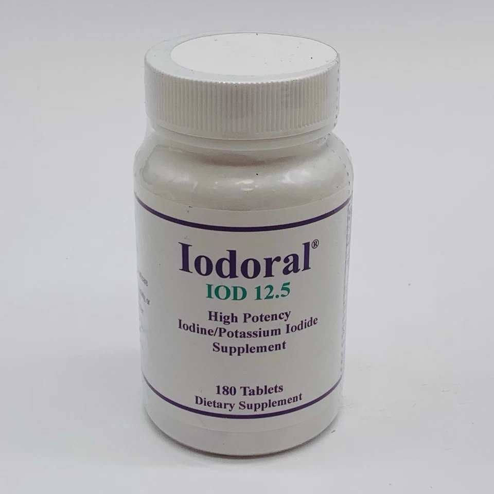 Optimox Iodoral 12.5 mg High Potency Iodine Nutritional 180 Tab