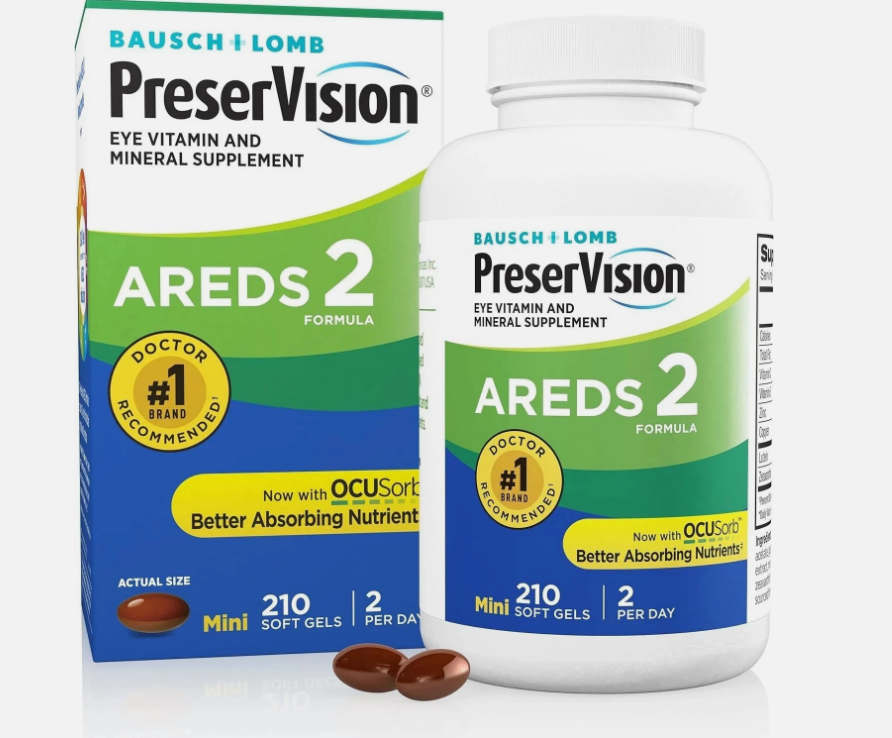 Preservision AREDS 2 / 210 Count Eye Vitamin Mini Soft gels