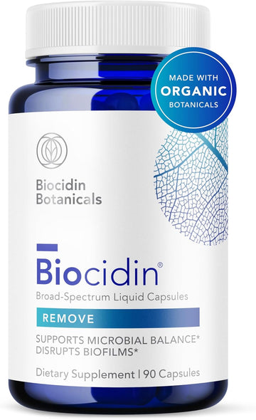Biocidin Capsules - Biofilm Disruptor - Supports Gut Detox Cleanse, Healthy Microbial Balance, Immune Function & Gut Hea