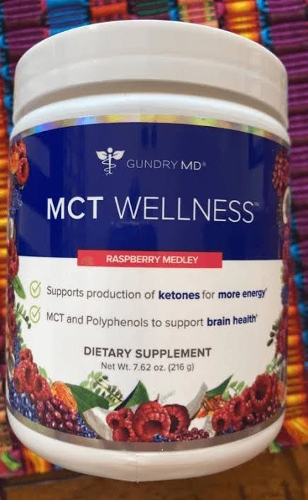 Gundry MD MCT Wellness Powder Raspberry Medley Flavor production of ketones
