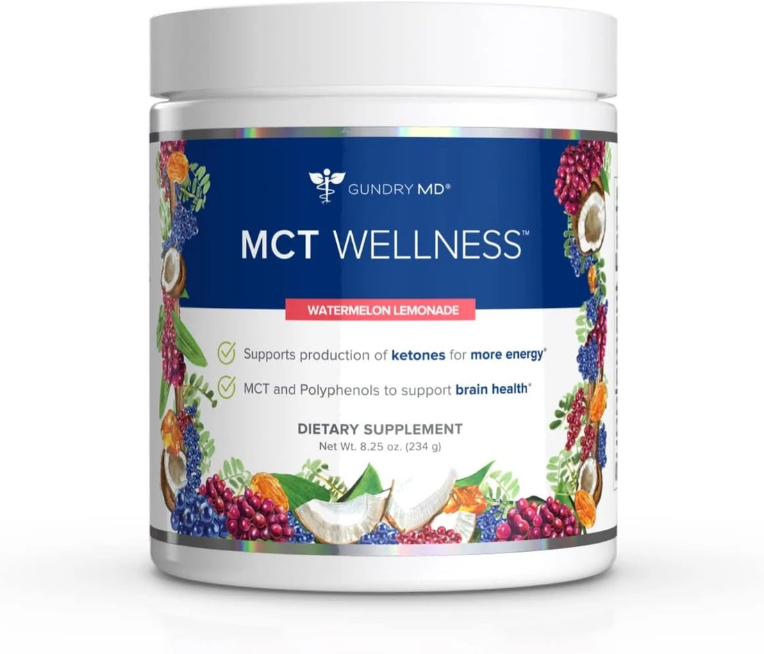 Gundry MD | MCT Wellness Powder - Watermelon Lemonade (8.25 oz)