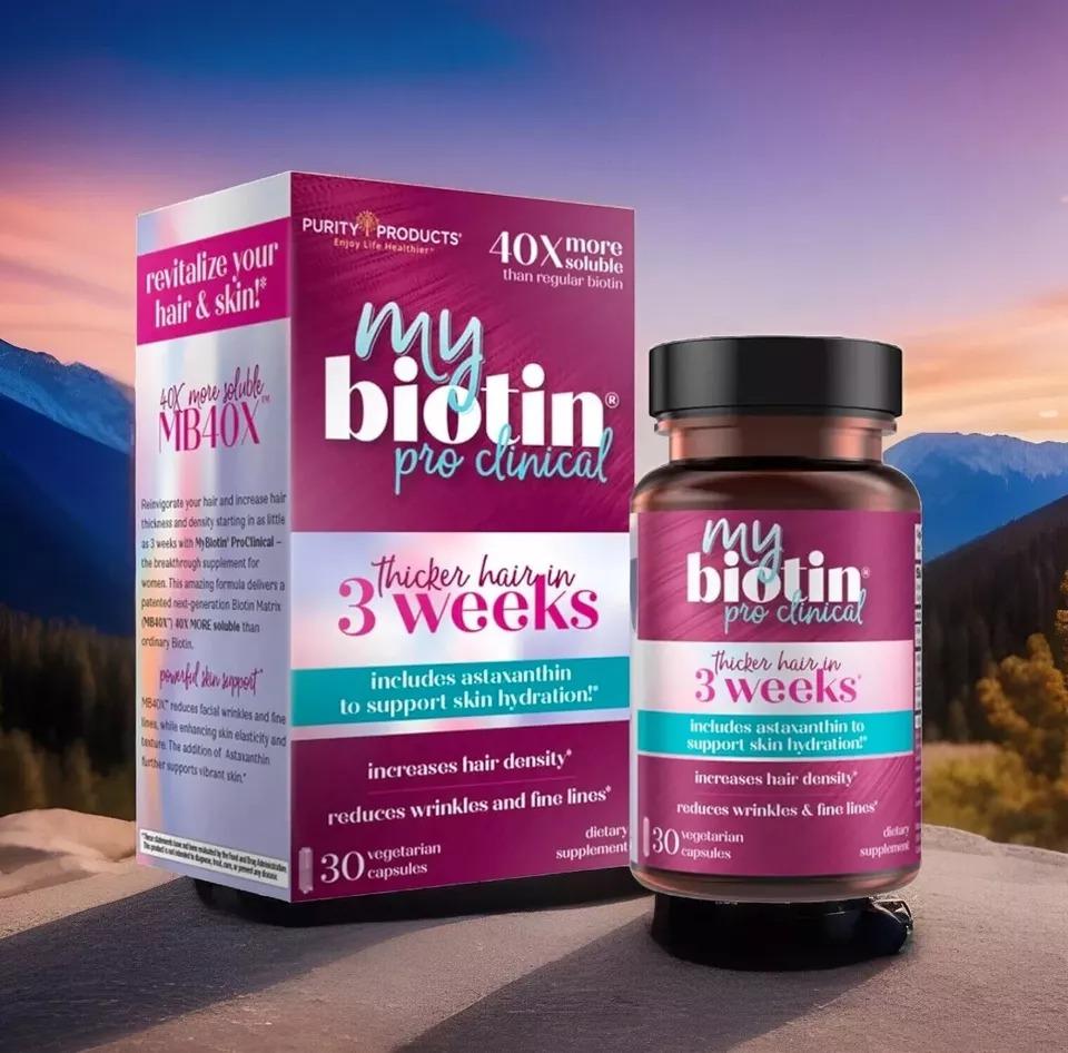 My Biotin ProClinical MyBiotin Increases Hair Density Reduce Wrinkles, 30 Caps