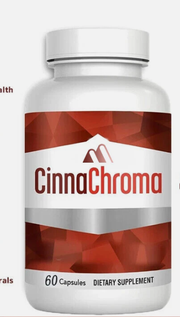 CinnaChroma Blood Sugar Support Supplement - Cinnamon Capsules with Chromium Picolinate Plus Vitamin D3 and K2