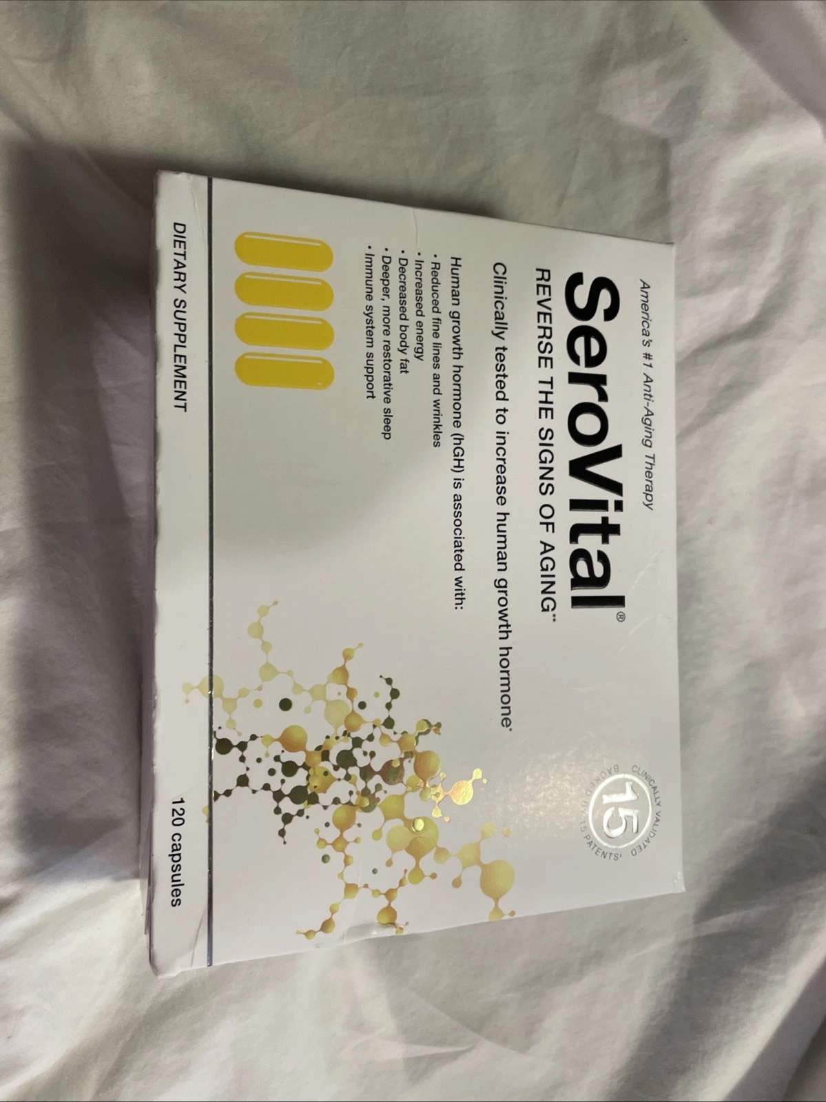 SeroVital Reverse The Signs of Aging Dietary Supplement 120 capsules