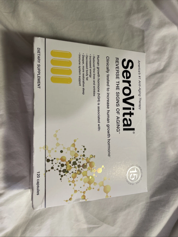 SeroVital Reverse The Signs of Aging Dietary Supplement 120 capsules
