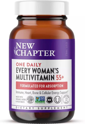 New Chapter Every Woman's One Daily Multivitamin 55+ 72 capsules