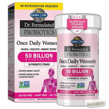 Garden of Life Once Daily Dr. Formulated Probiotics for Women 50 Billion
