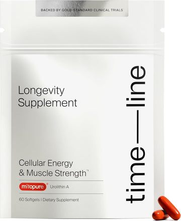 Timeline Mitopure Urolithin A Supplement Softgels 60 softgels