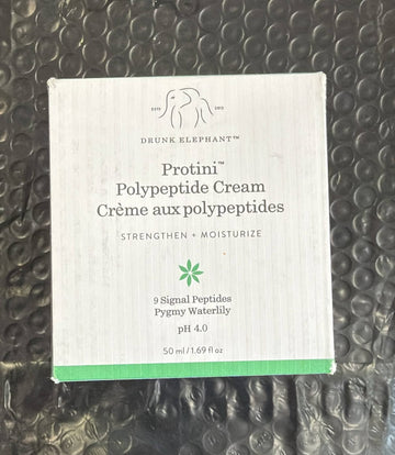 Drunk Elephant Protini Polypeptide Cream Moisturizer, 1.69 oz – Hydrating Gel-Cream with Peptides