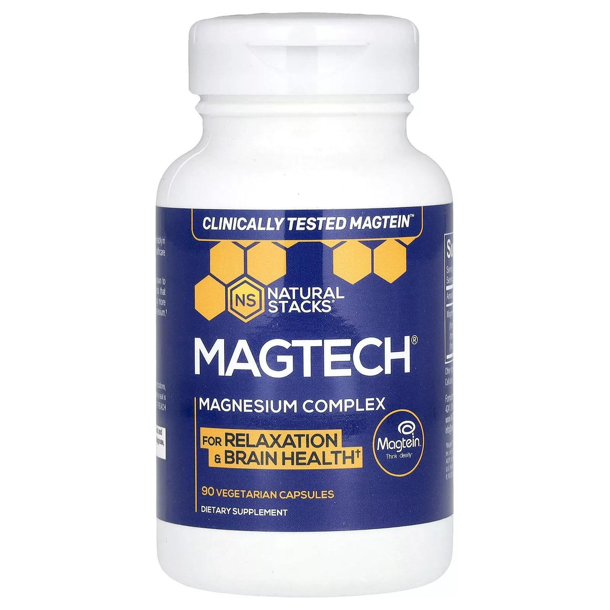 MagTech, Magnesium Complex, 200 mg, 90 Vegetarian Capsules (66.6 mg per Capsule)