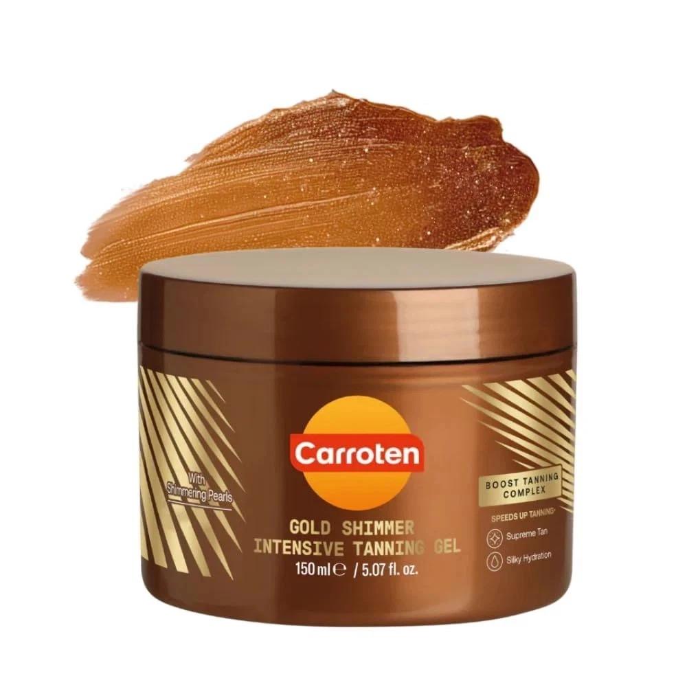 Carroten Gold Shimmer Intensive Tanning Gel SPF0 5.07 fl oz 150ml