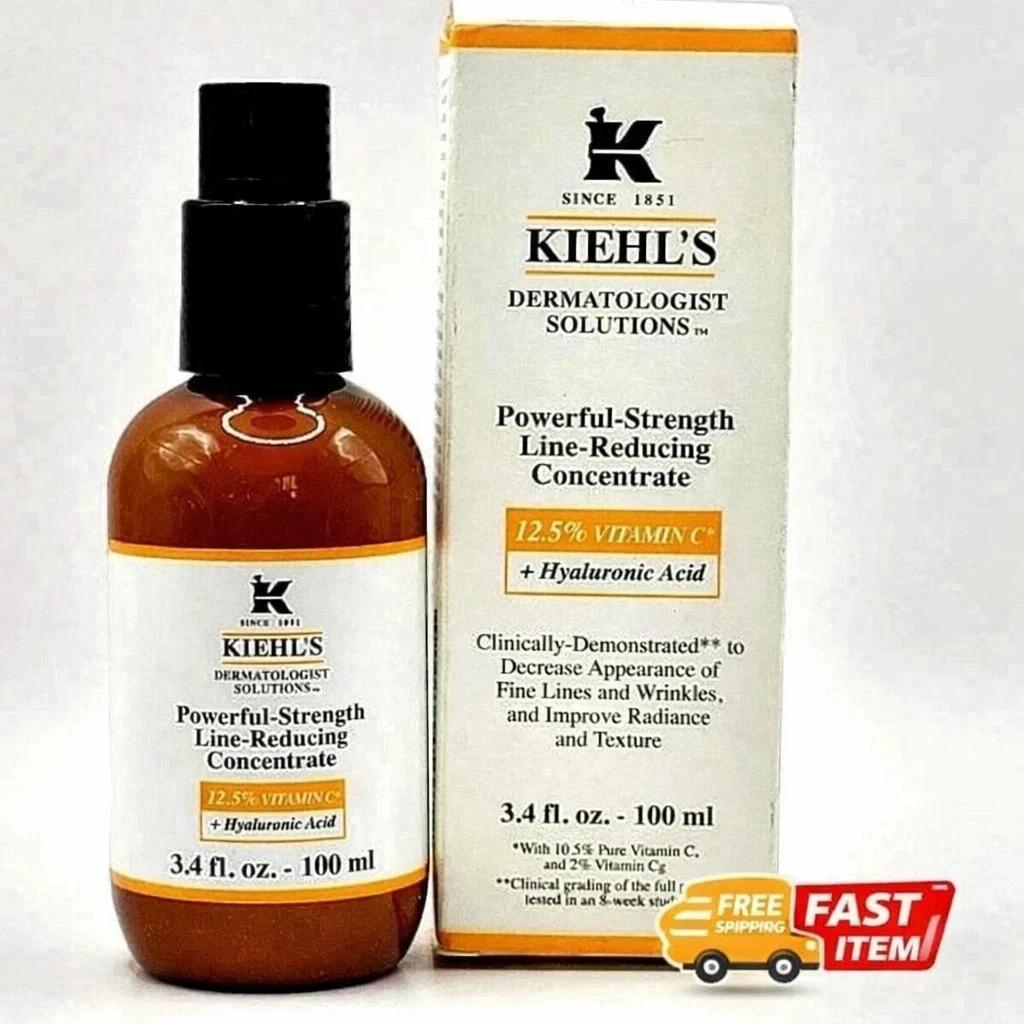 KIEHL'S Powerful Strength Line Reducing Concentrate Hyaluronic 3.4 oz
