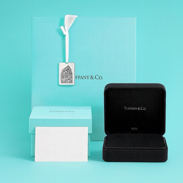 Tiffany & Co. Black Jewelry Box Set (5 Pieces) Empty packing no ring or necklace