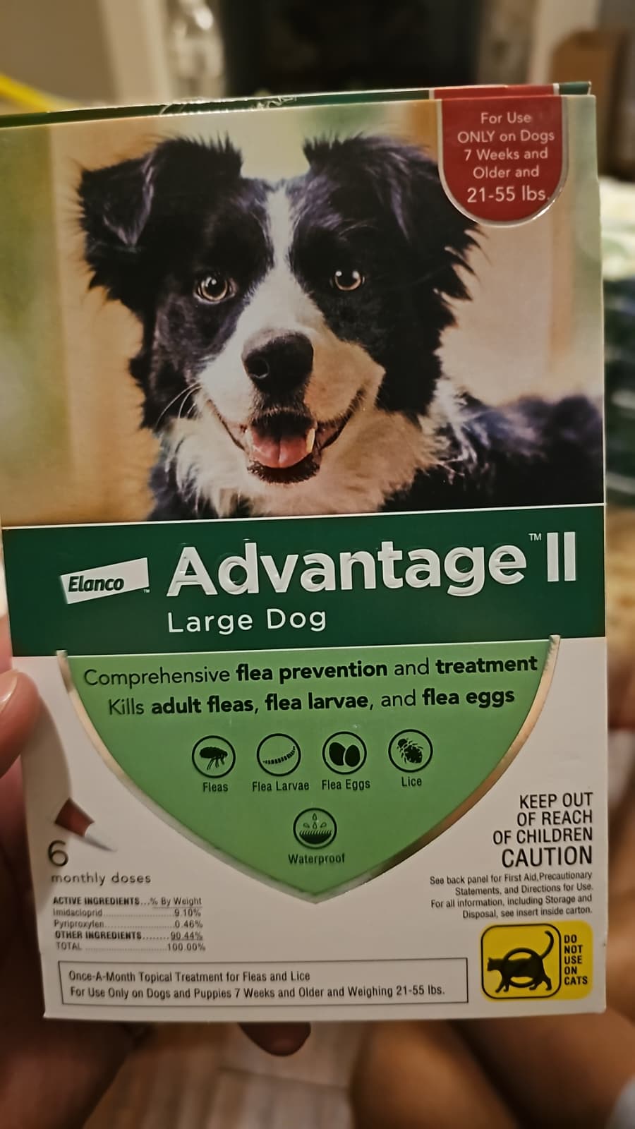 Advantage II Large Dog| Dogs 21-55 lbs.