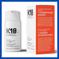 K18 Leave-In Molecular Hair Mask, Repairs Dry or Damaged Hair, Reverse Hair Damage from Bleach, Color, Chemical Services