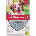 Advantix II Monthly Flea & Tick Prevention for Large Dogs (21–55 lbs), 6 Doses