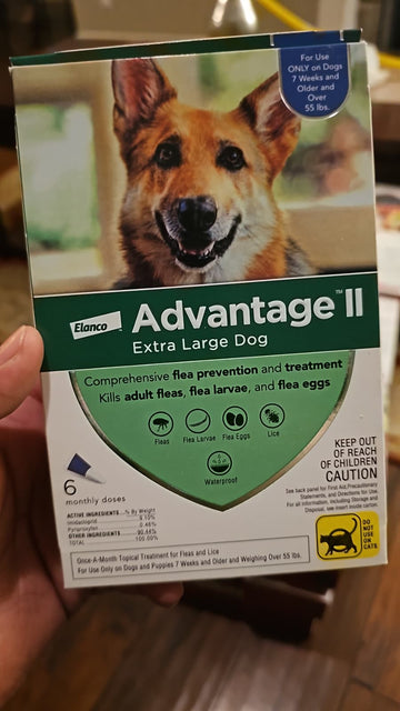 Advantage II for Extra Large Dogs over 55 Lbs