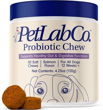 New-PetLabCo. Probiotic Chew Probiotics For Salmon Flavor 30 Soft Chews 120g