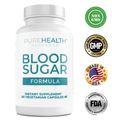 PureHealth Research Blood Sugar Formula For Healthy Blood Sugar Levels 60 capsules