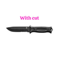 Gerber Gear Strongarm, Fixed Blade Tactical Knife for Survival, Serrated Edge with cut