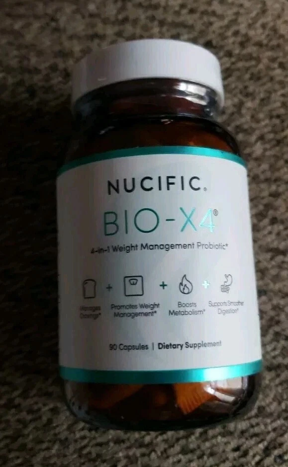 Nucific Bio-X4 4-in-1 Probiotic Digestive Weight Support 90 Caps