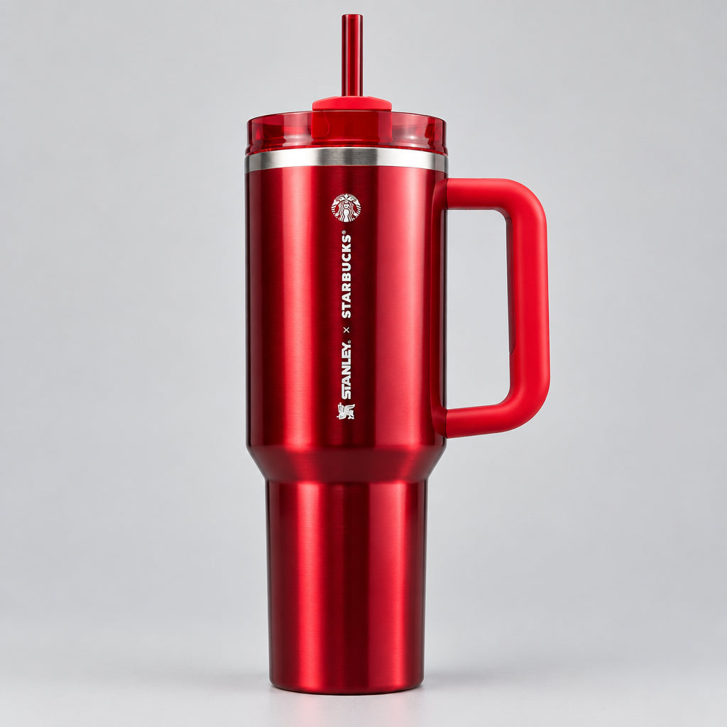 Starbucks x Stanley Holiday 2023 Collab 40 oz Red Tumbler