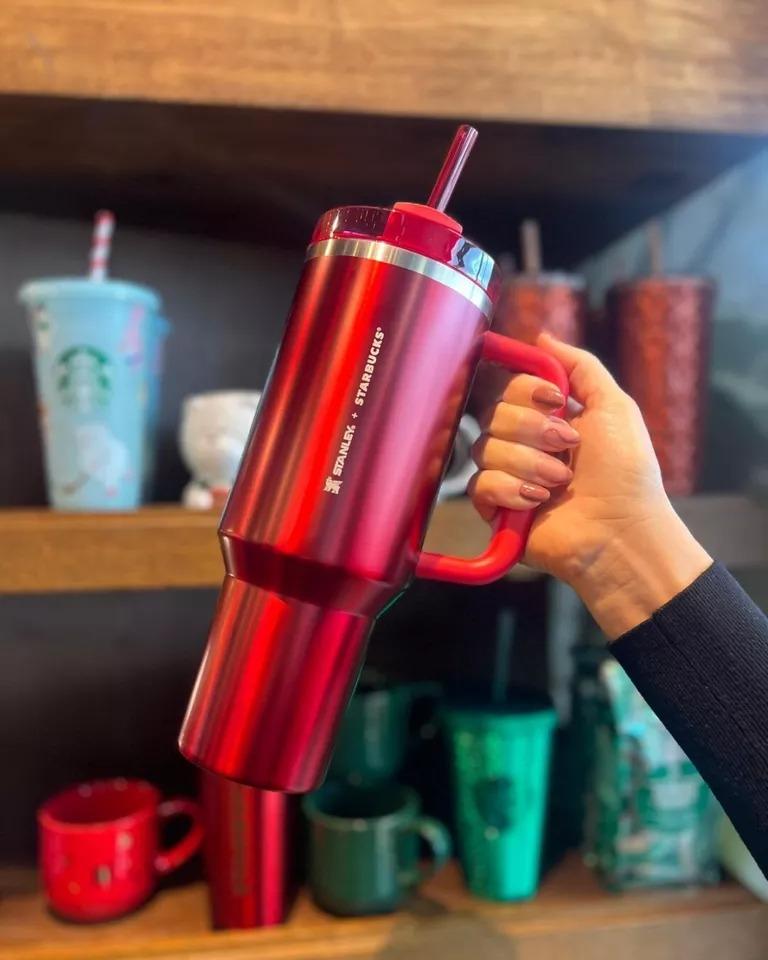 Starbucks x Stanley Holiday 2023 Collab 40 oz Red Tumbler