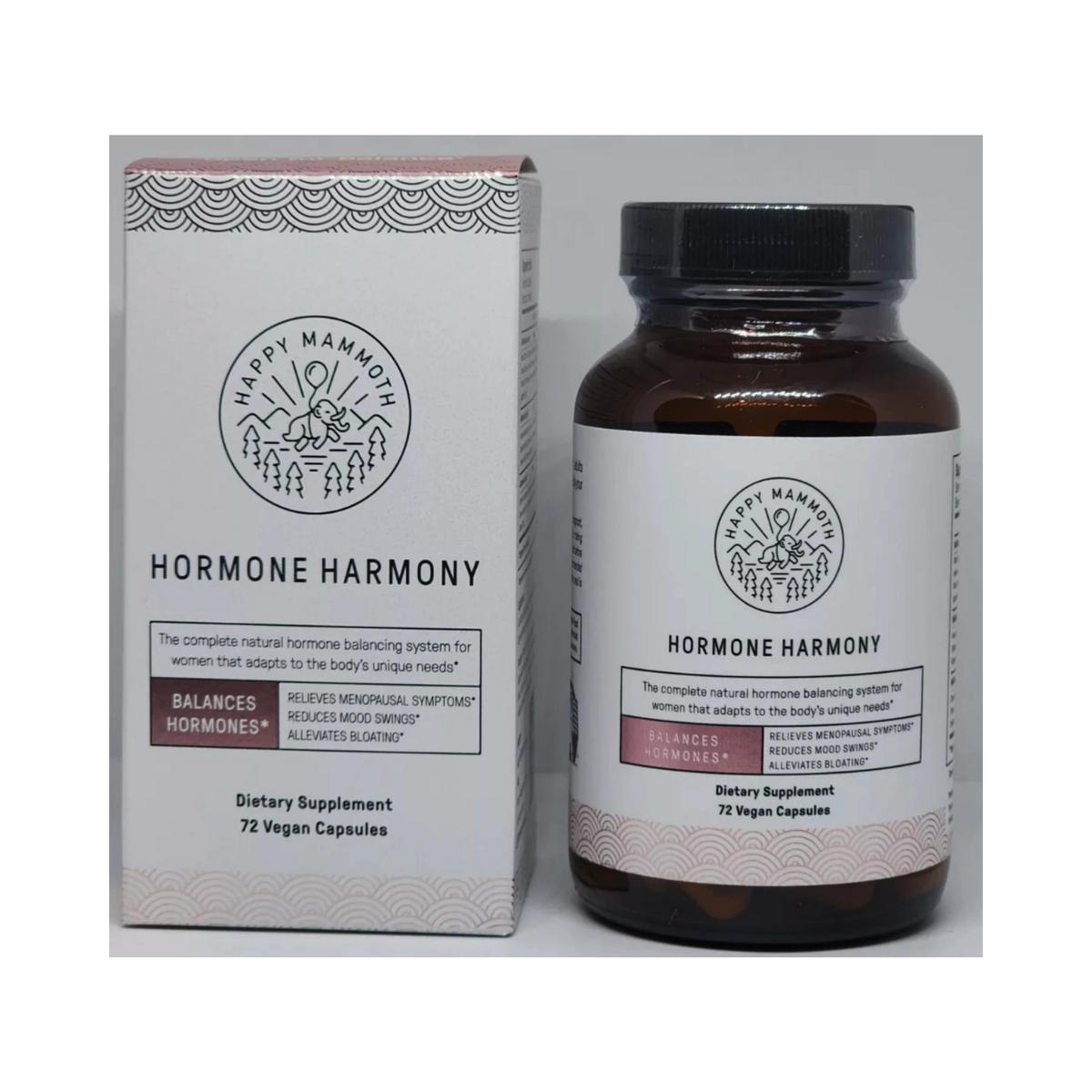 Happy Mammoth Hormone Harmony Dietary Supplement 72 Capsules