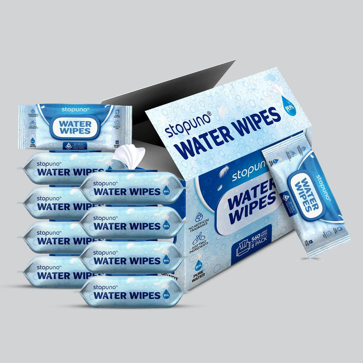 Water wipes Blue (Stopuno)