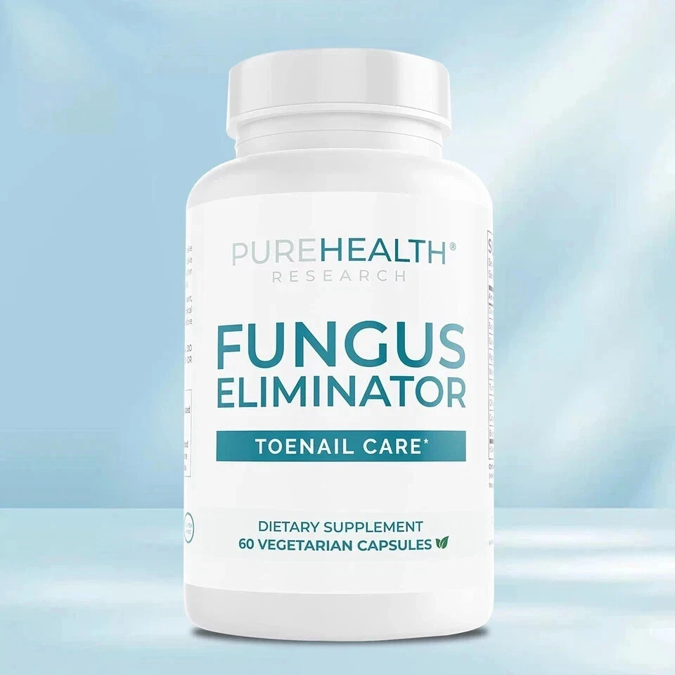 PureHealth Research Fungus Eliminator - Toenail Care,Wormwood,Oregano, Garlic 60 capsules