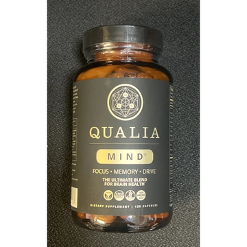 Qualia Mind Focus Memory Drive Supplement Sealed Unopened 120 Capsules