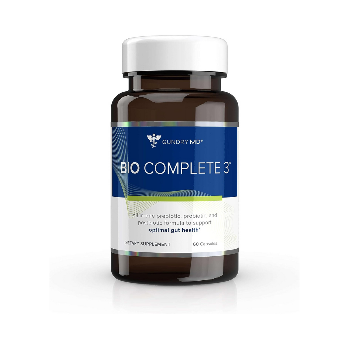 Gundry BIO Complete 3 - 60 Capsules Optimal Gut Health Sealed (plastic bottle)