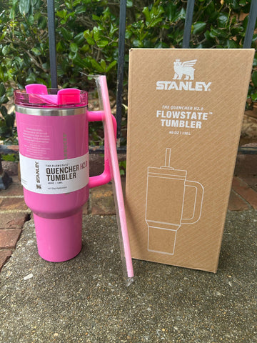BRAND NEW IN BOX THE 40OZ QUENCHER H2.0 FLOWSTATE™ TUMBLER IN PEONY