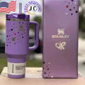 PURPLE w/ STARS TUMBLER 40oz
