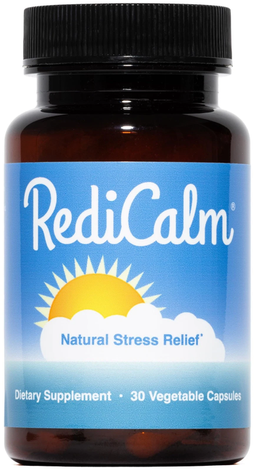 RediCalm - Natural Stress Relief Supplement - Non-GMO, Vegan, Gluten (30 cap)
